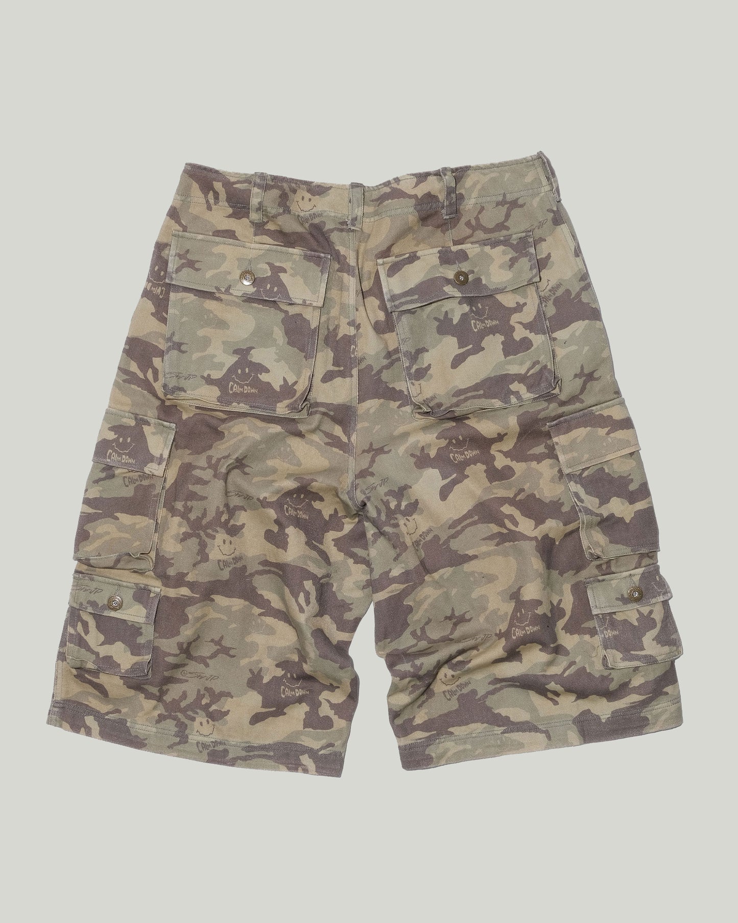 ABERCALMDOWN CAMO SHORTS