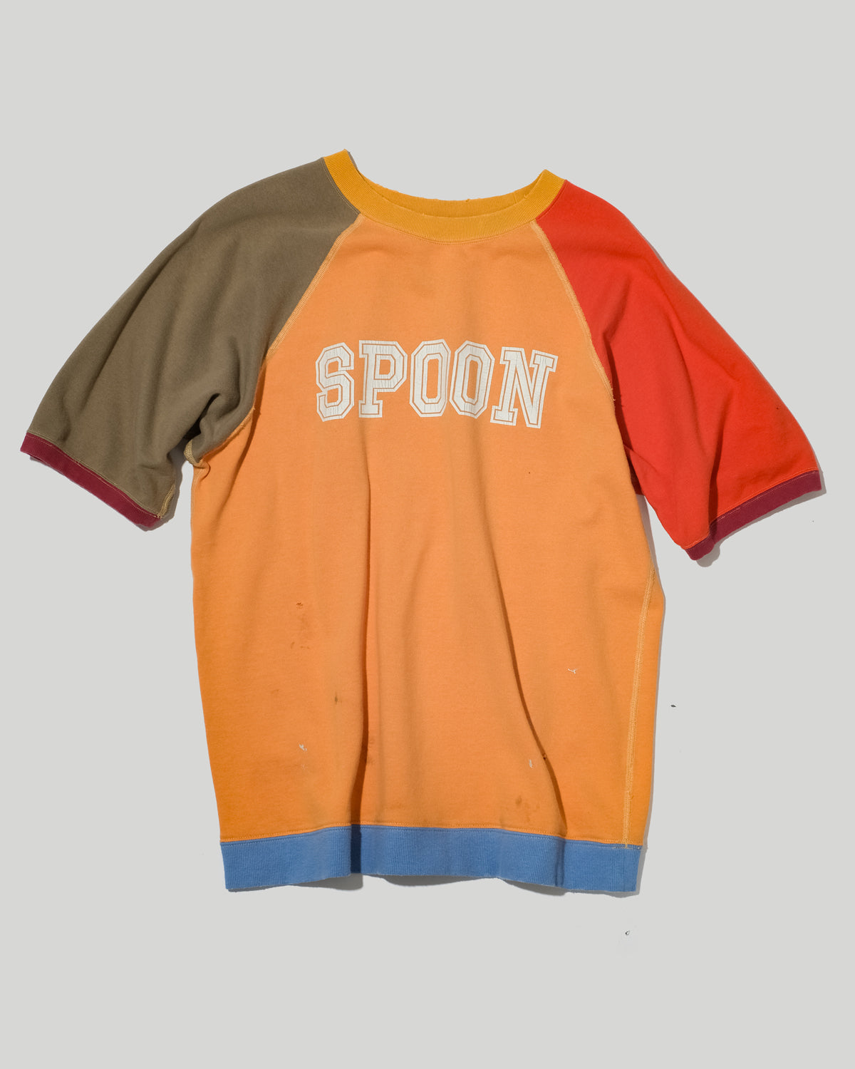 Multi Pattern S/S Sweatshirt