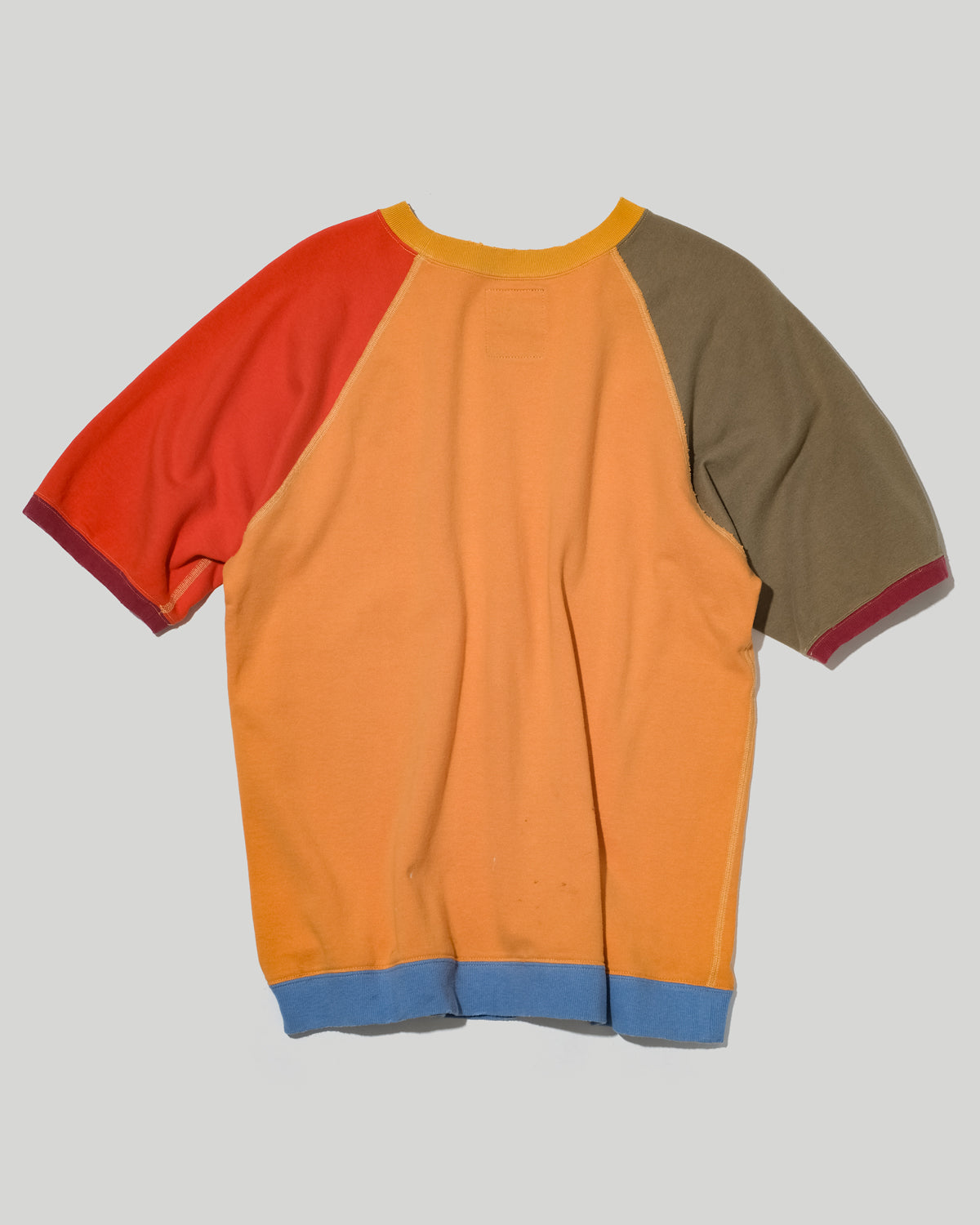 Multi Pattern S/S Sweatshirt