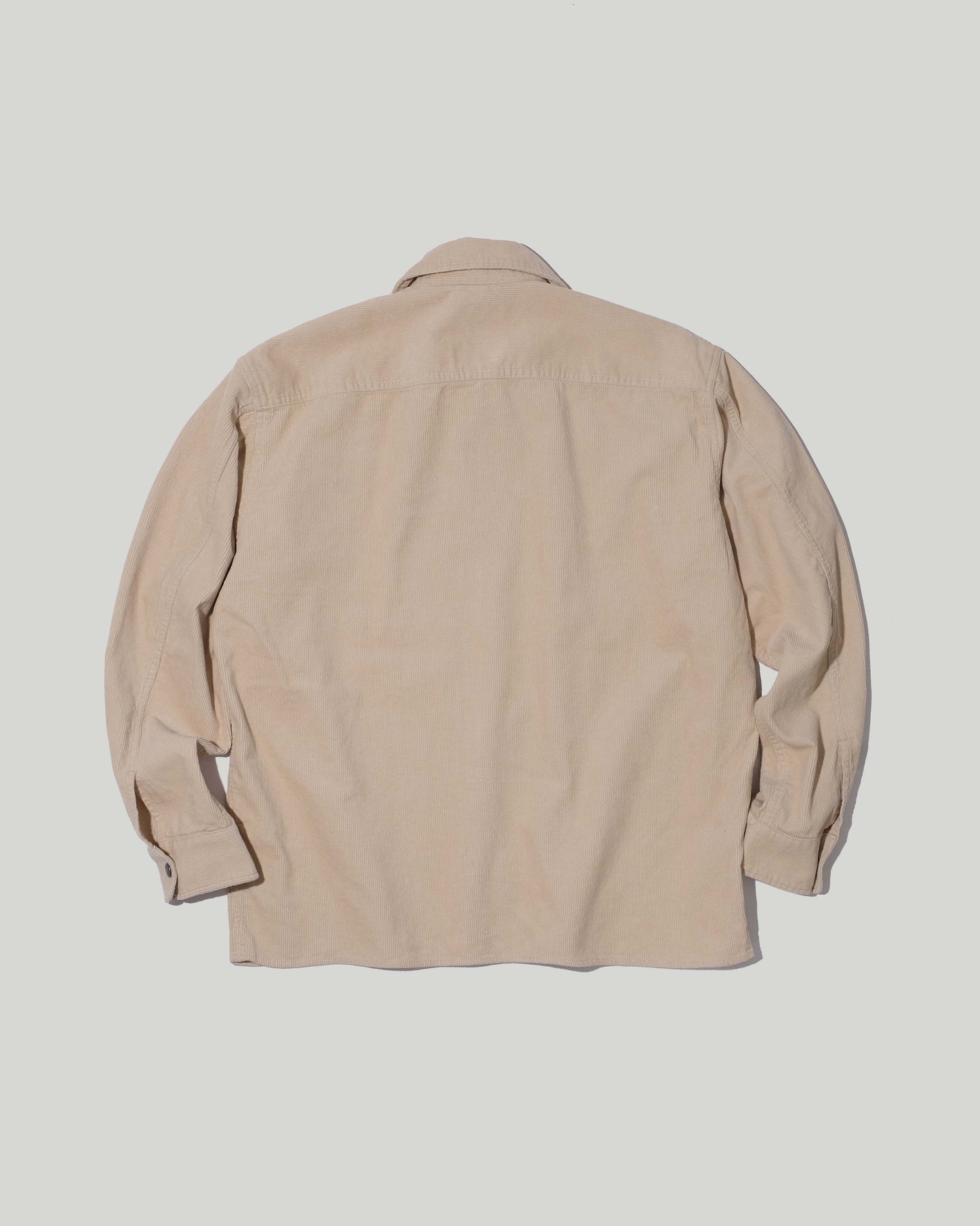 CORDUROY ZIP UP SHIRT