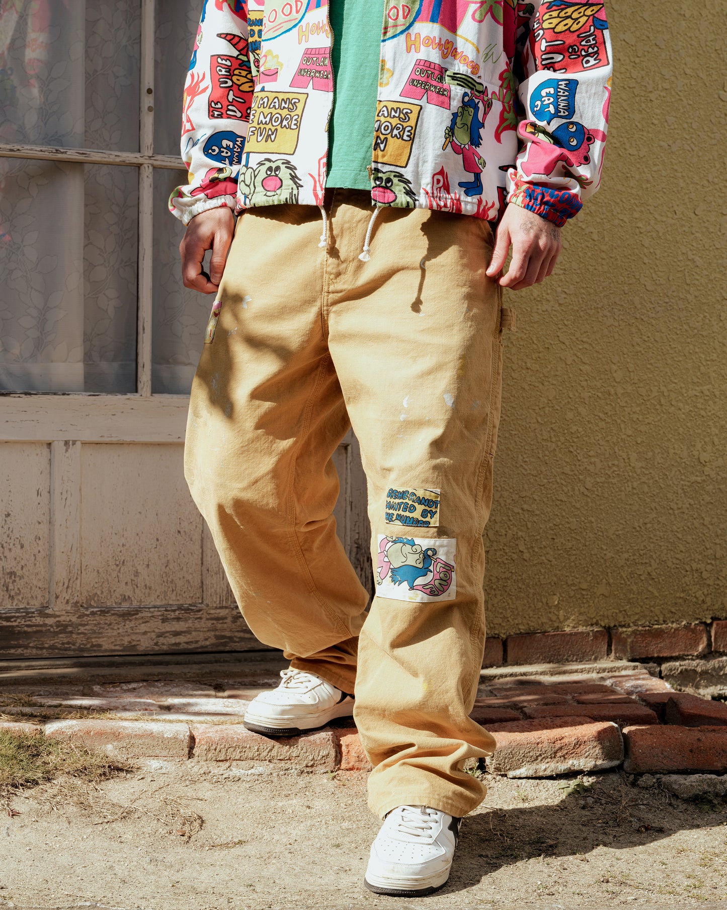 Repaired Carpenter Pants