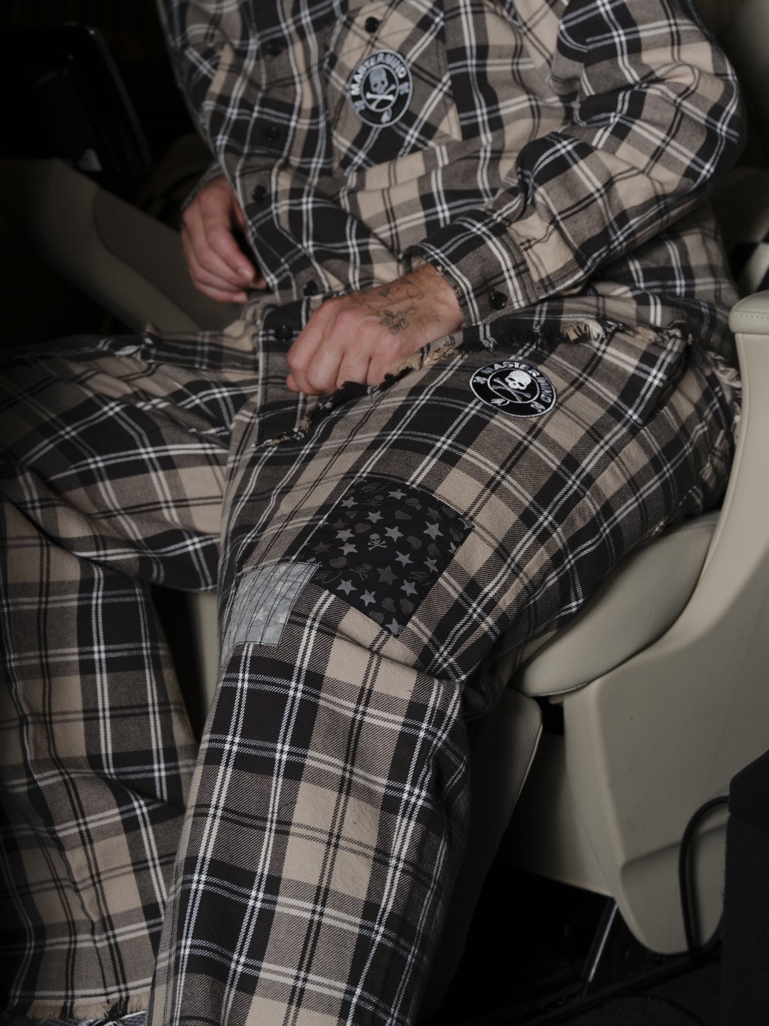 MJ SW Plaid Flannel Beach Pants