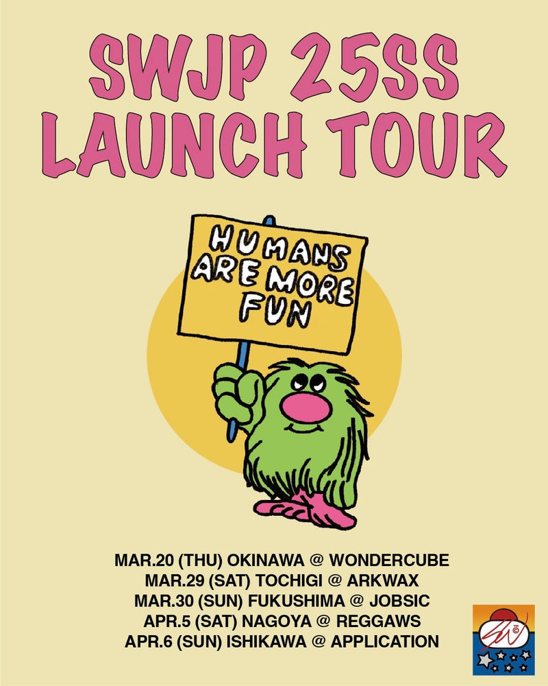 SWJP 25SS LAUNCH TOURのお知らせ