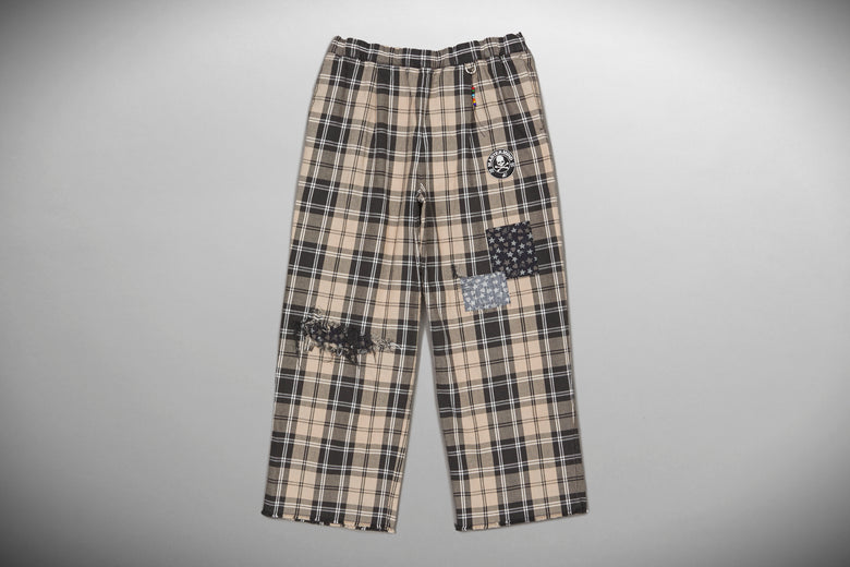 MJ SW Plaid Flannel Beach Pants
