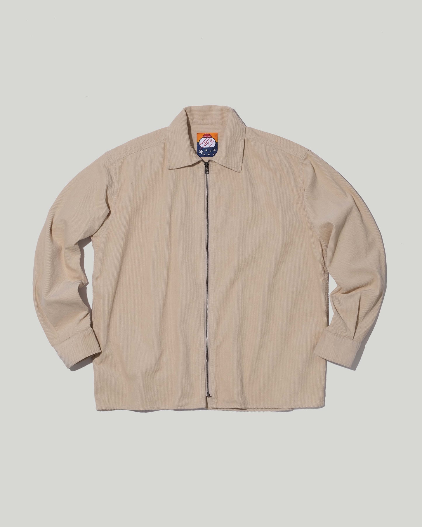 CORDUROY ZIP UP SHIRT