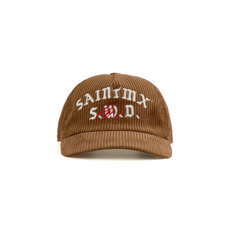 SM-MK8-0000-C13/SW_CORDUROY CAP/SAINT SW/BROWN