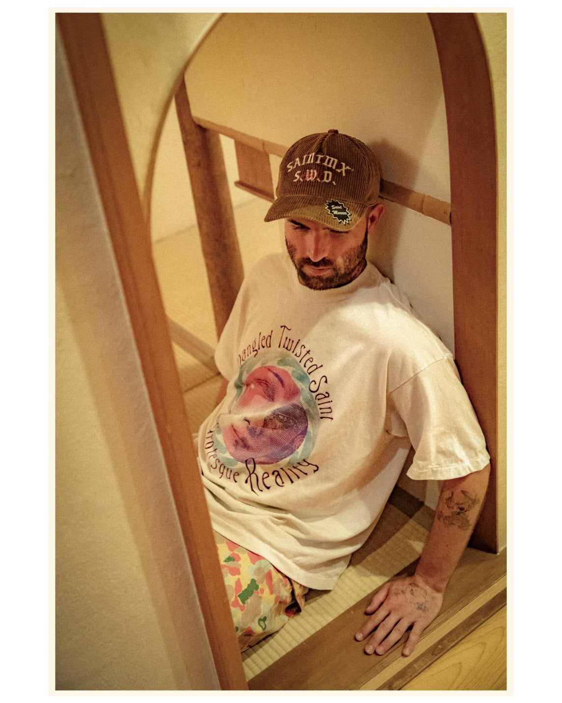 SM-MK8-0000-C09/SW_SS T-SHIRT/TWISTED SAINT/WHT