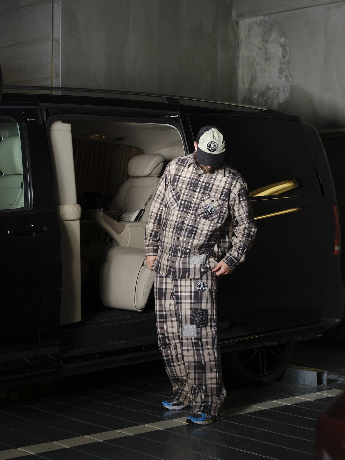MJ SW Plaid Flannel Beach Pants