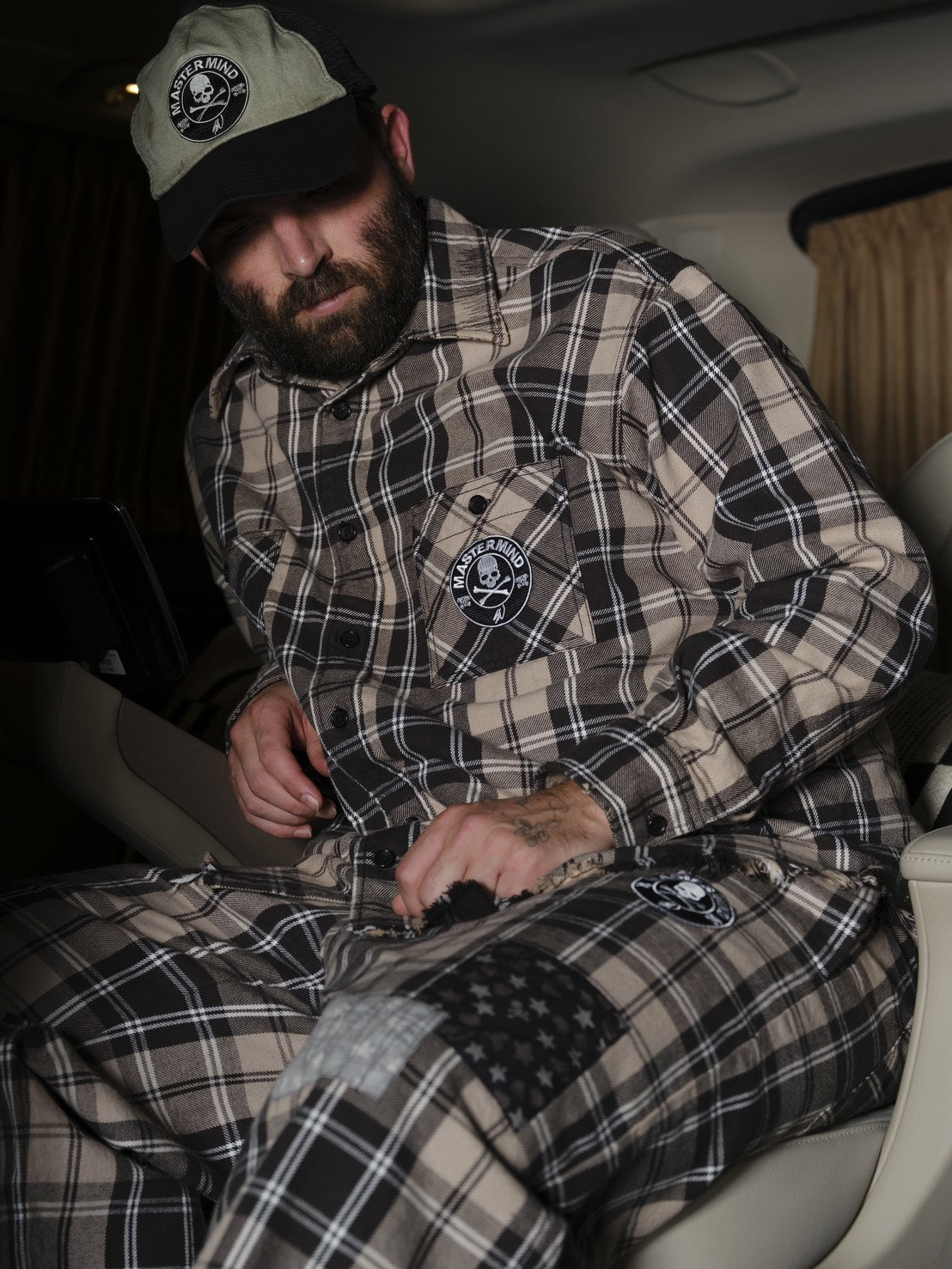 MJ SW Plaid Flannel Beach Pants